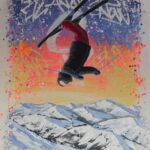 Peinture en direct pour événement, liosettini art, Avoride n°8