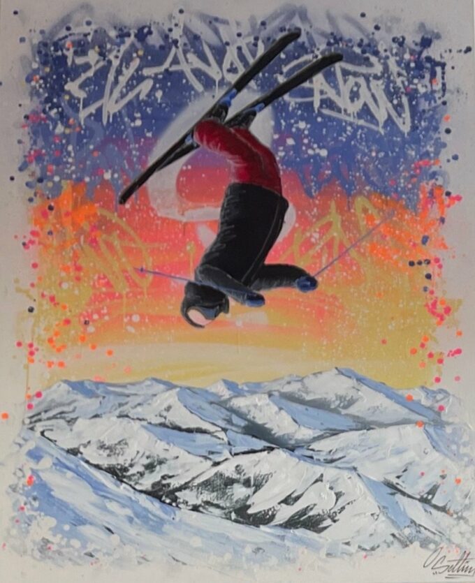 Peinture en direct pour événement, liosettini art, Avoride n°8