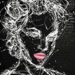 Street art sur toile, liosettini art, Beautiful Lines 116cm x 89cm