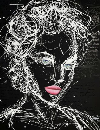Street art sur toile, liosettini art, Beautiful Lines 116cm x 89cm