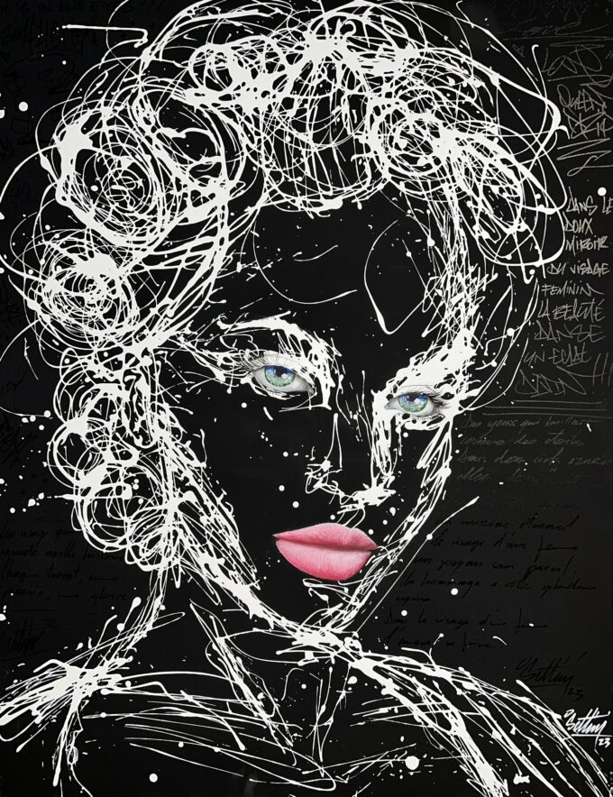 Œuvre d’art unique, liosettini art, Beautiful Lines