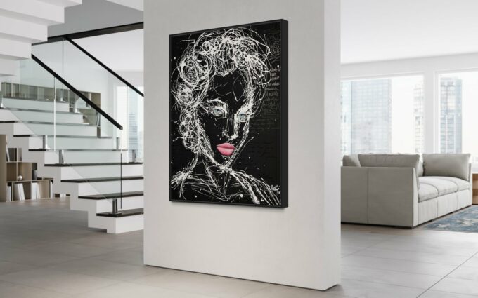 Tableau sur mesure, liosettini art, Beautiful lines - 116cm x 89cm