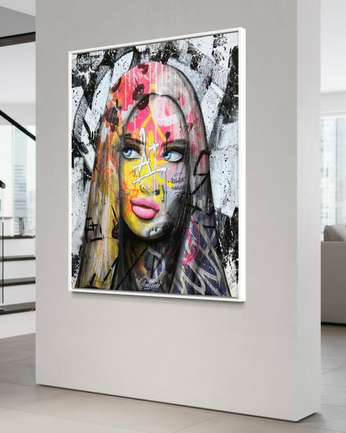 Art abstrait texturé, liosettini art, Beauty Chérie - 100cm x 81cm
