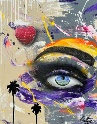 Peinture événementielle, liosettini art, Costarican Vibes