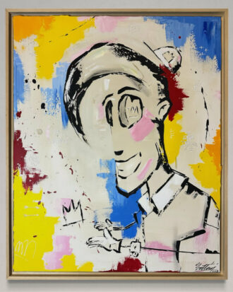 Peinture abstraite moderne, liosettini art, Crown Goal