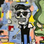 Œuvre contemporaine unique, liosettini art, Go!!!