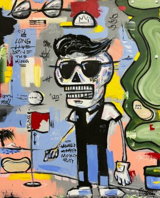 Œuvre contemporaine unique, liosettini art, Go!!!