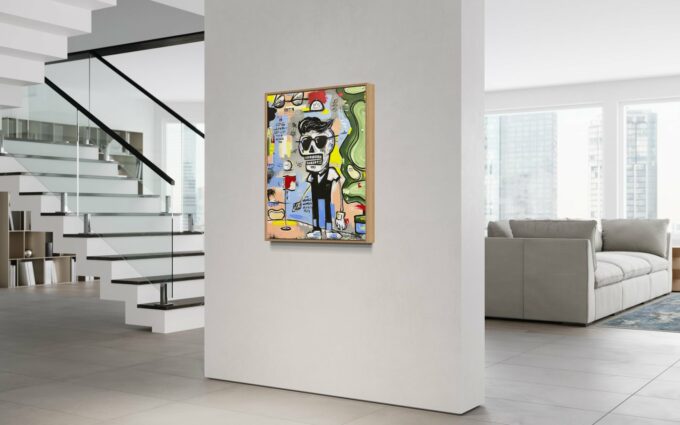 Œuvre contemporaine unique, liosettini art, GO !!!
