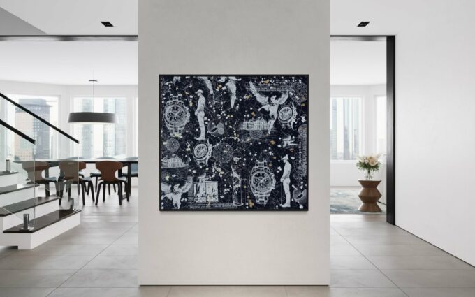 Tableau sur mesure, liosettini art, GOLF STAR