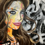 Tableau sur mesure, liosettini art, Hello Real
