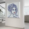 Œuvre contemporaine unique, liosettini art,Klein Beauty - 100CM x 100CM