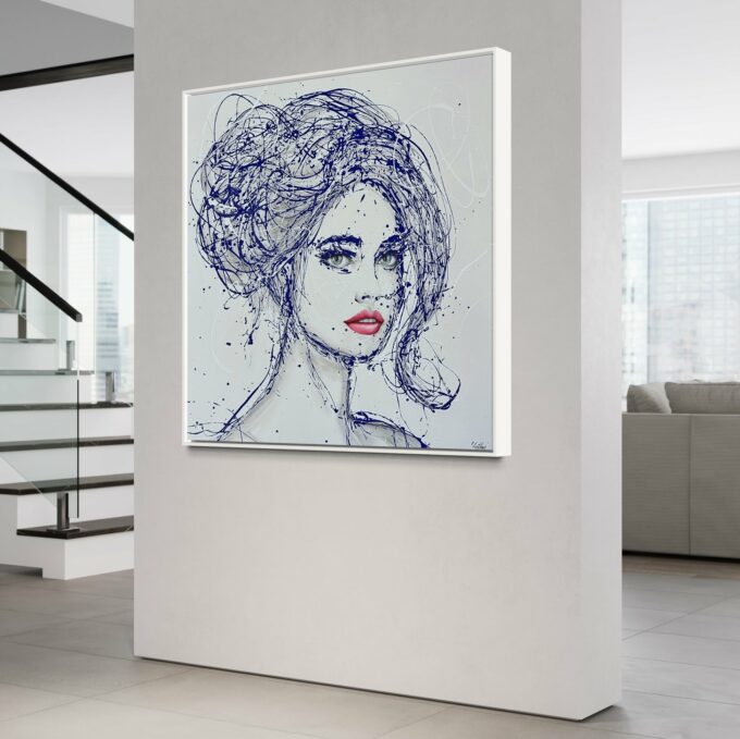 Tableau décoratif moderne, liosettini art, Klein Beauty - 100CM x 100CM