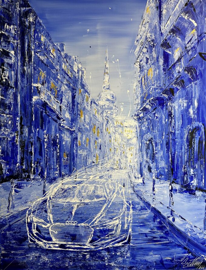 Création artistique en live, liosettini art, Urbain
