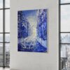 Peinture événementielle, liosettini art, SILLAGE URBAIN - 116cm x 81cm