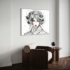 Performance Live Painting, liosettini art, Japan Drip - 130CM x 97CM