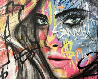 Artiste peintre contemporain, liosettini art, Stunning Beauty