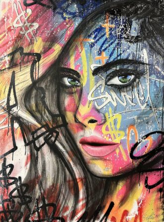 Artiste peintre contemporain, liosettini art, Stunning Beauty