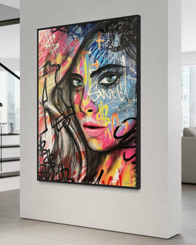 Peinture abstraite moderne, liosettini art, STUNNING BEAUTY - 130CM x 97CM