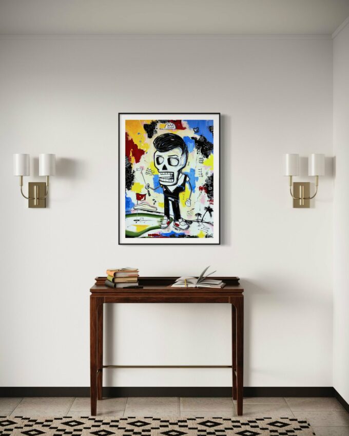 Never3Putt_EA1 Performance Live Painting, liosettini art, NEVER 3 PUTT - EA