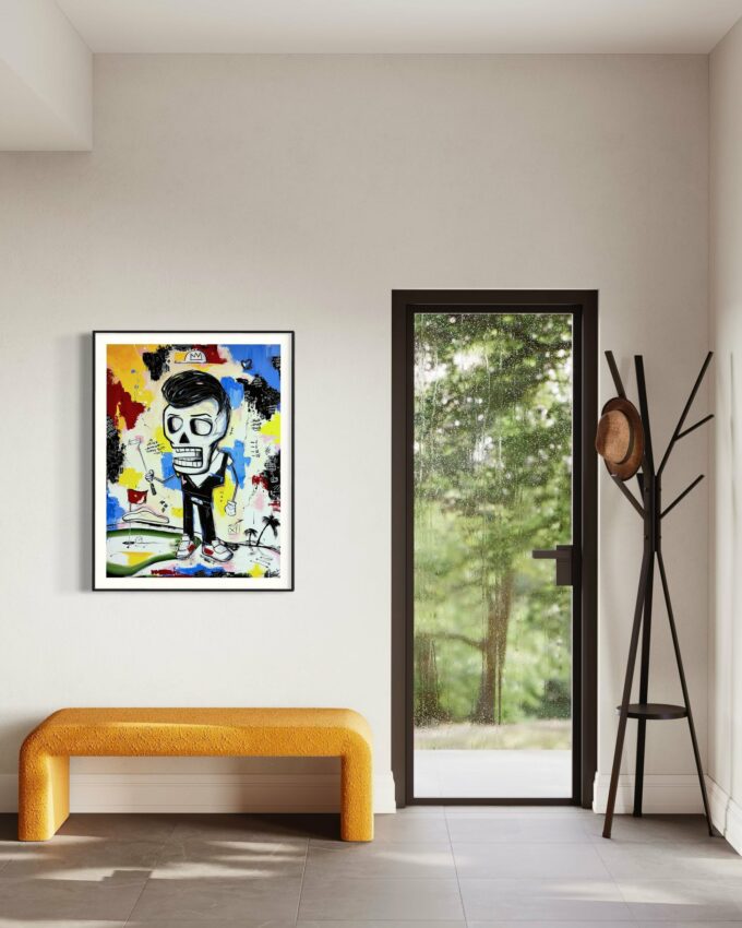 Never3Putt_EA3 Œuvre contemporaine unique, liosettini art, NEVER 3 PUTT - EA