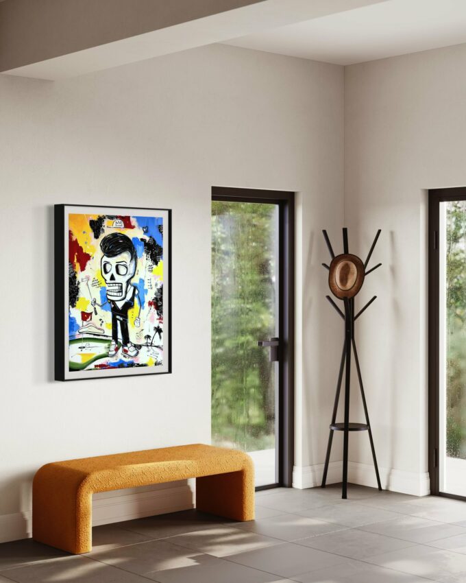 Never3Putt_EA4 Peinture énergique et vibrante, liosettini art, NEVER 3 PUTT - EA