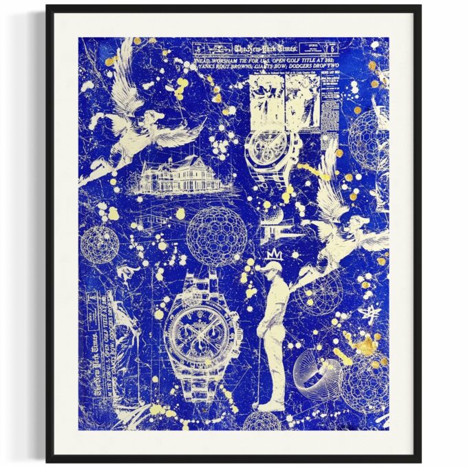 The_skys_course_EA Tableau contemporain coloré, liosettini art, The Sky's Course EA