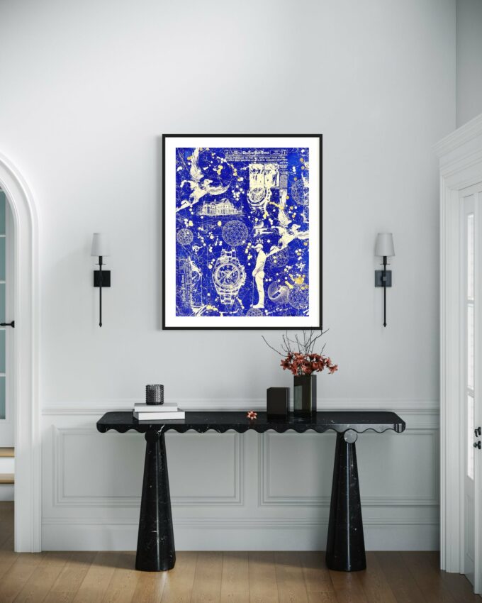 The_skys_course_EA4 Tableau contemporain coloré , liosettini art, THE SKY'S COURSE - EA