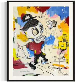 Street art sur toile, liosettini art, Tiger 97-EA